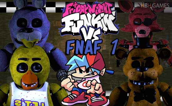 FNF vs FNaF 1 (Freddy, Foxy, Chica, Bonnie) Mod Online - Game on KBH