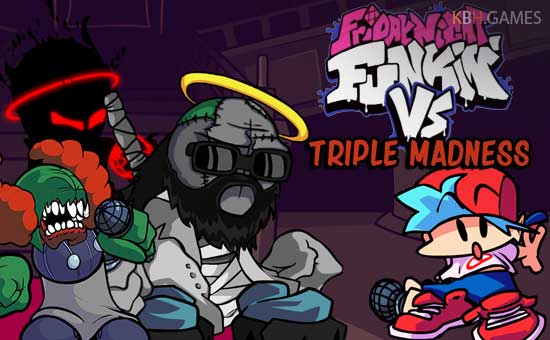 Friday Night Funkin vs Triple Madness Mod