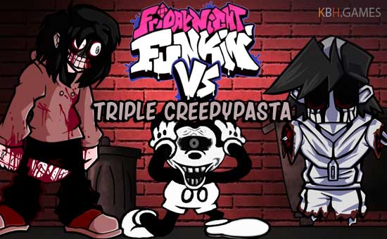 FNF vs Triple Creepypasta mod