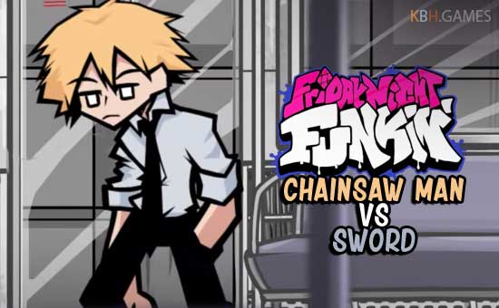 Friday Night Funkin Chainsaw Man vs Sword mod