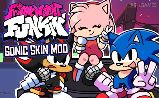 Friday Night Funkin Sonic Skin Mod