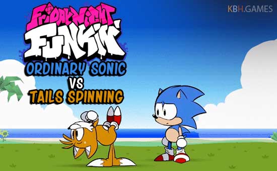 Friday Night Funkin Ordinary Sonic vs Tails Spinning