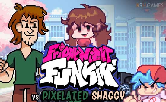 Friday Night Funkin (FNF) vs Pixelated Shaggy