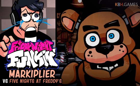 FNF Markiplier vs Five Nights at Freddy's 1 mod