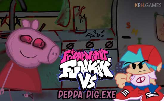 FNF vs Peppa Pig.EXE (Muddy Puddles Funkin) mod