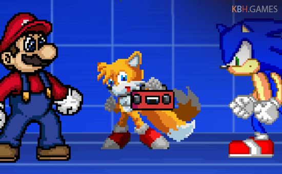 FNF Sonic vs Mario (Occasional Rivalry)