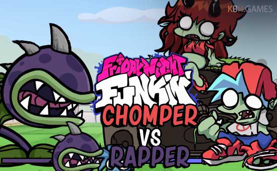 FNF Chomper VS Rapper (Plants Vs Zombies) mod