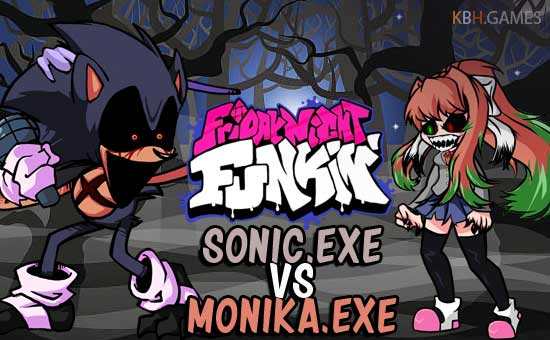 Sonic.EXE vs Monika.EXE FNF Mod