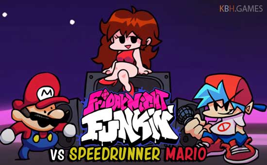 FNF vs Speedrunner Mario mod