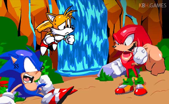 FNF Sonic VS Knuckles (LOCK-ON)