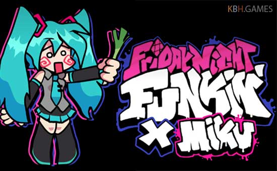 Friday Night Funkin + Hatsune Miku Online game #KBH Games FNF